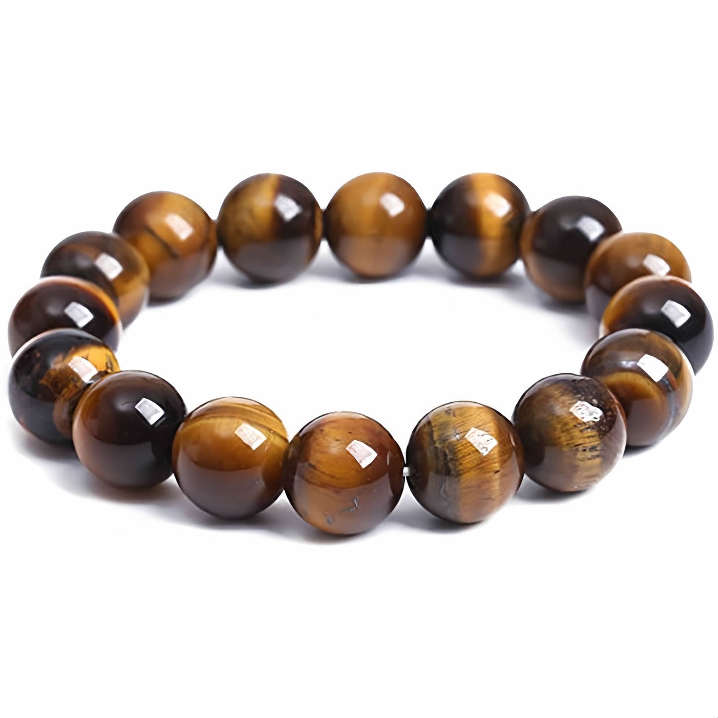 Tiger Eye Beaded Bracelet for Men