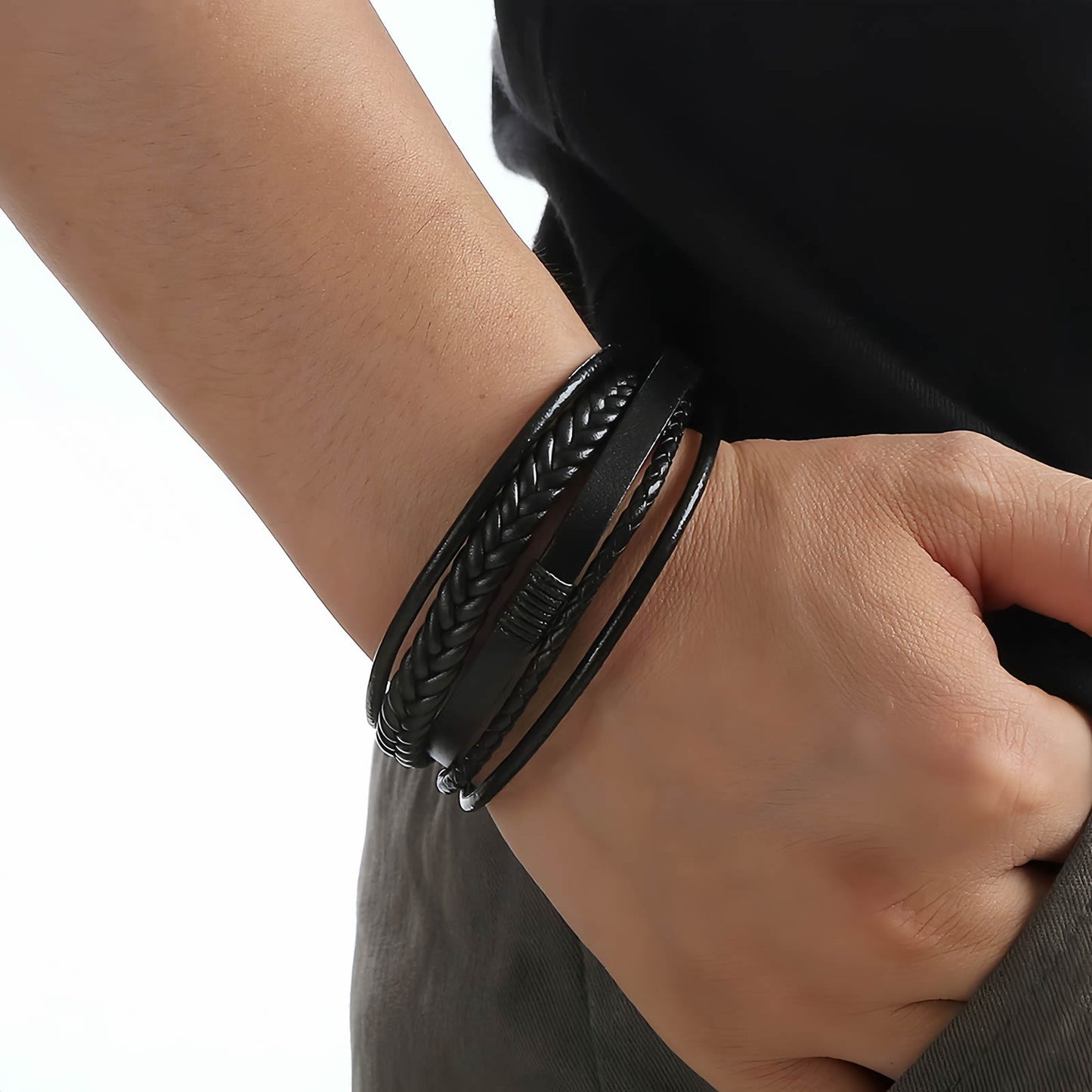 Men’s Multilayer Leather Bracelet