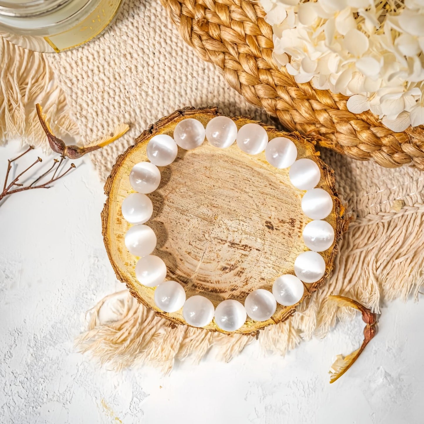 Cleansing Cat Eye Crystal Bracelet