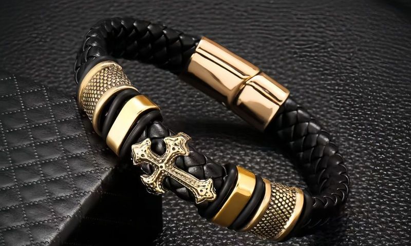 When Faith Meets Attitude: The Rise of Punk Cross Bracelets for Men