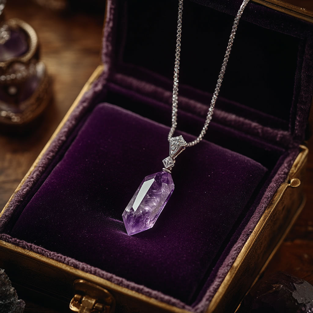 Amethyst Jewellery and Crystals