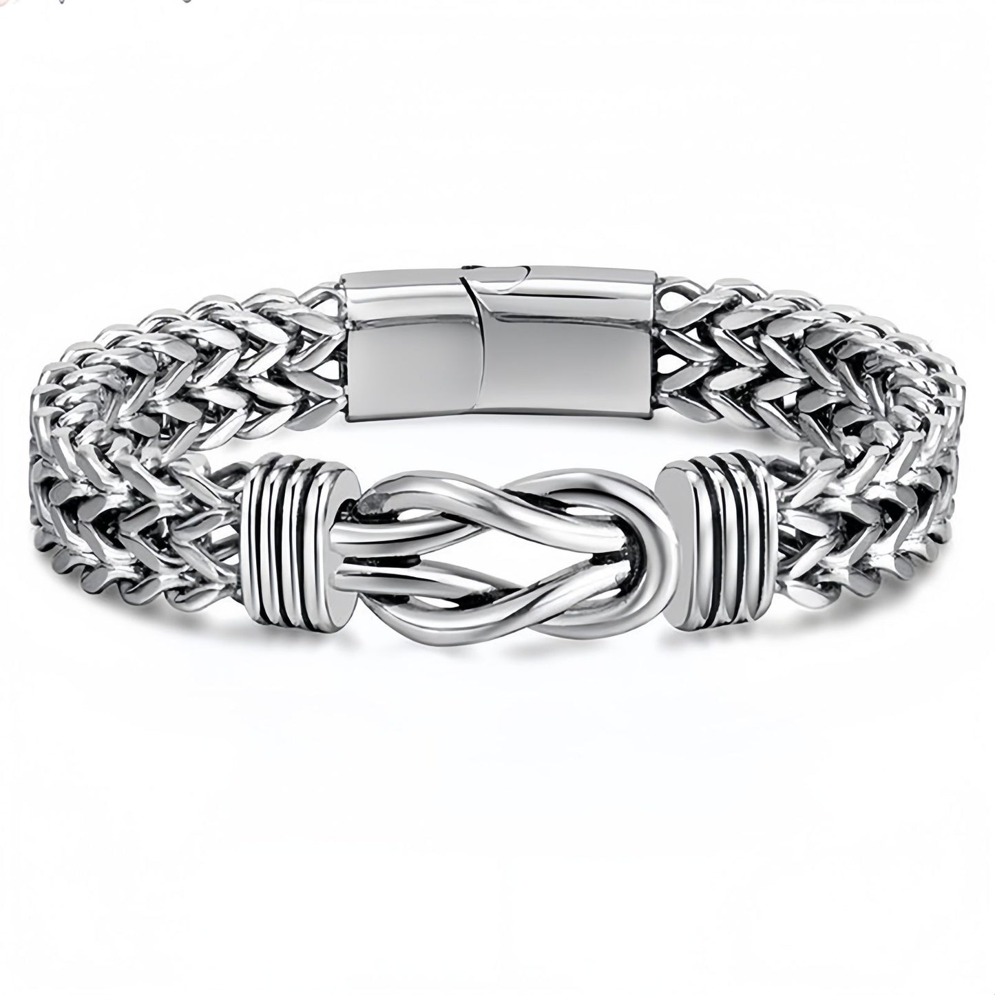 Byzantine Double Row Chain Bracelet