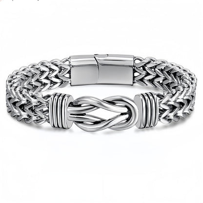 Byzantine Double Row Chain Bracelet