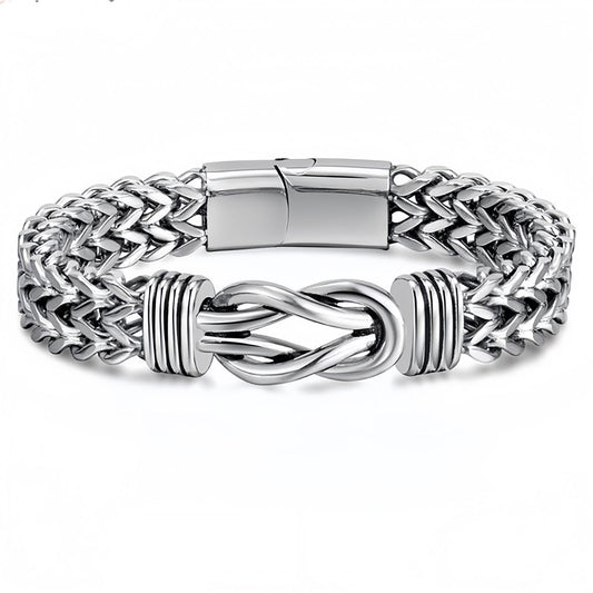 Byzantine Double Row Chain Bracelet