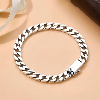 Polished Cuban Link Punk Bracelet