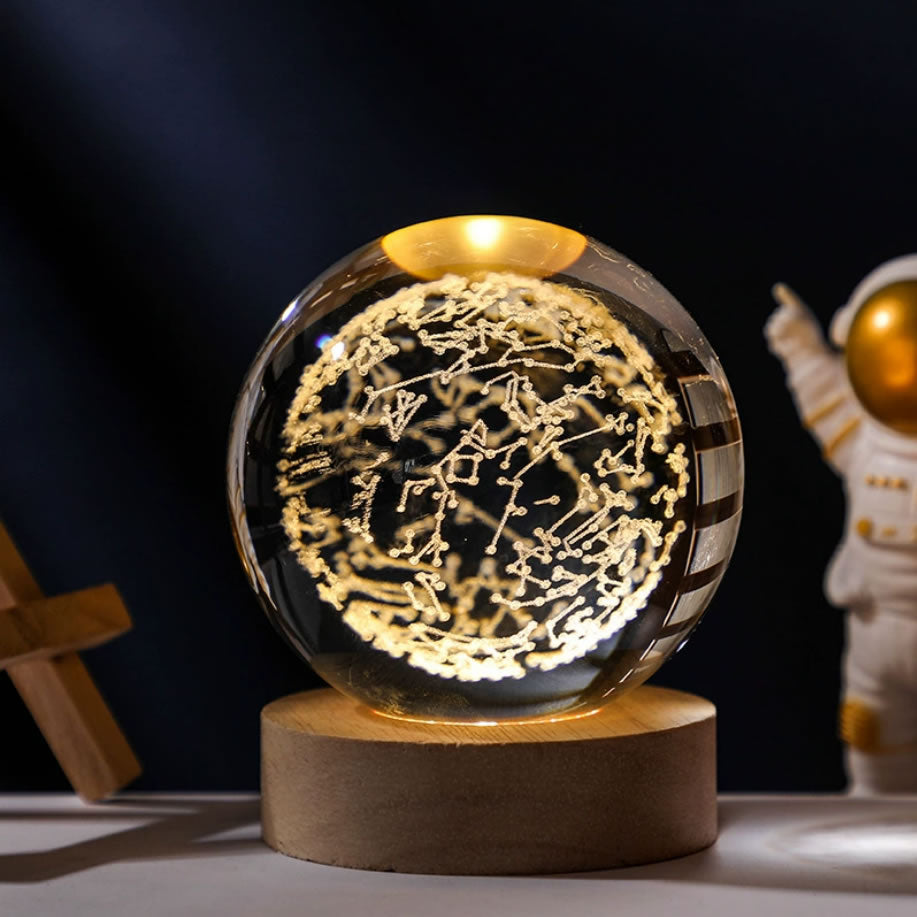 3D Crystal Ball Lamp