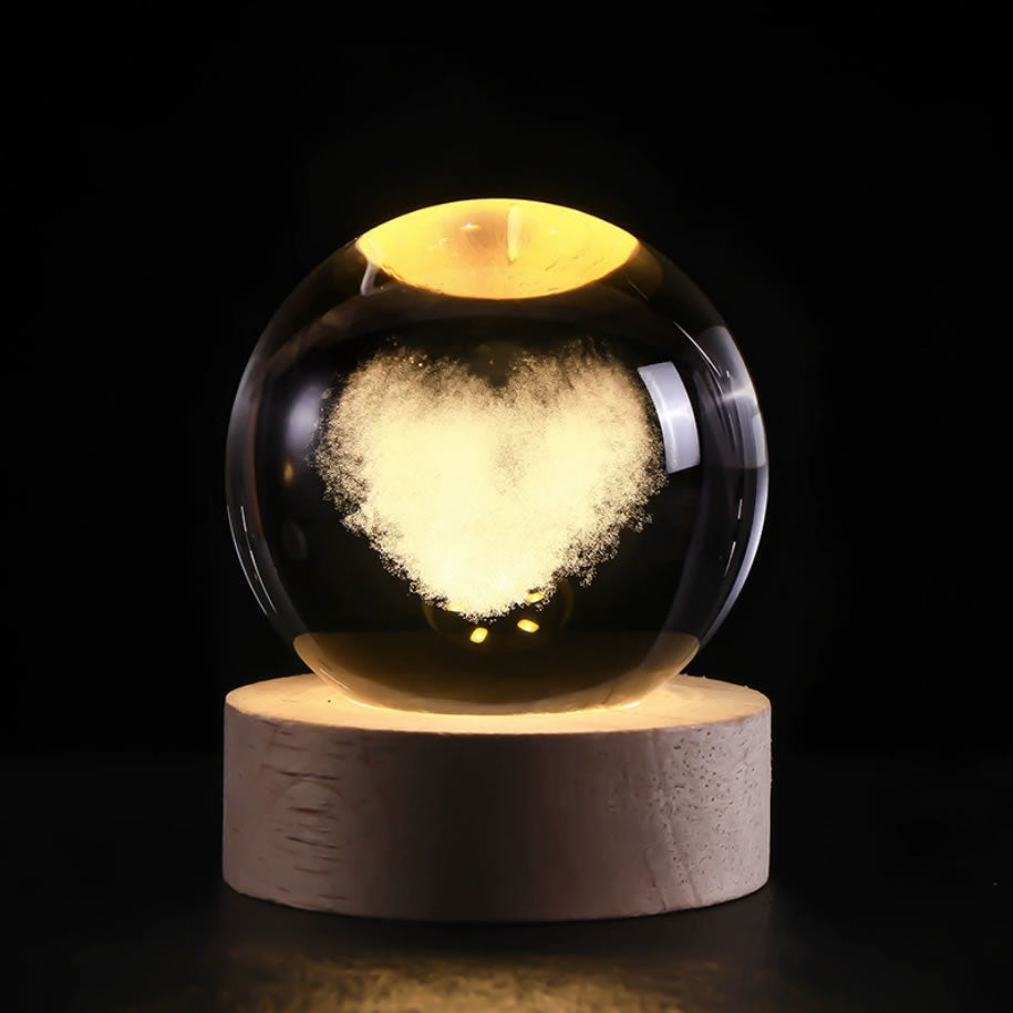 3D Crystal Ball Lamp