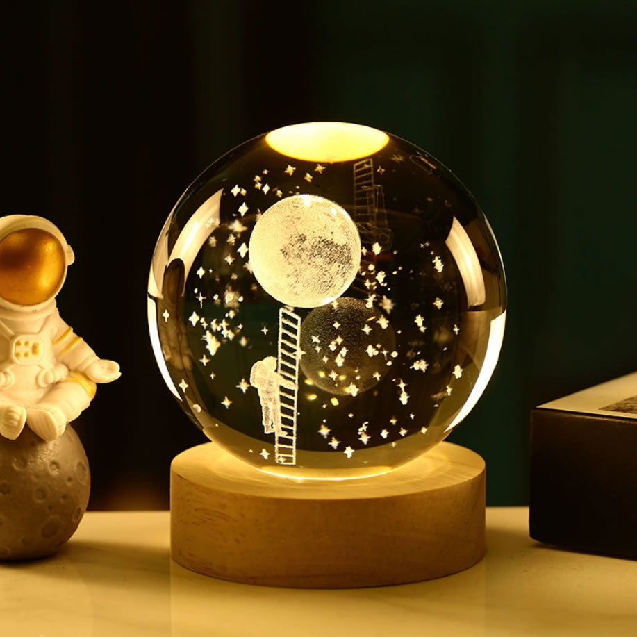 3D Crystal Ball Lamp