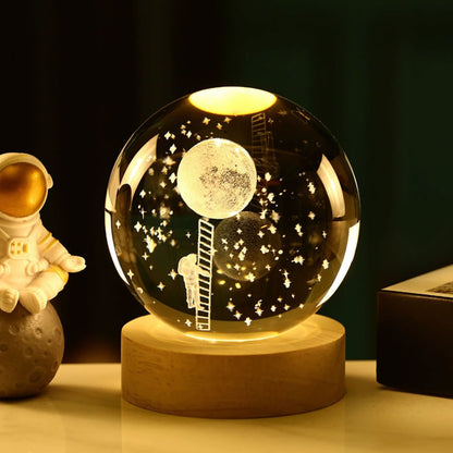 3D Crystal Ball Lamp