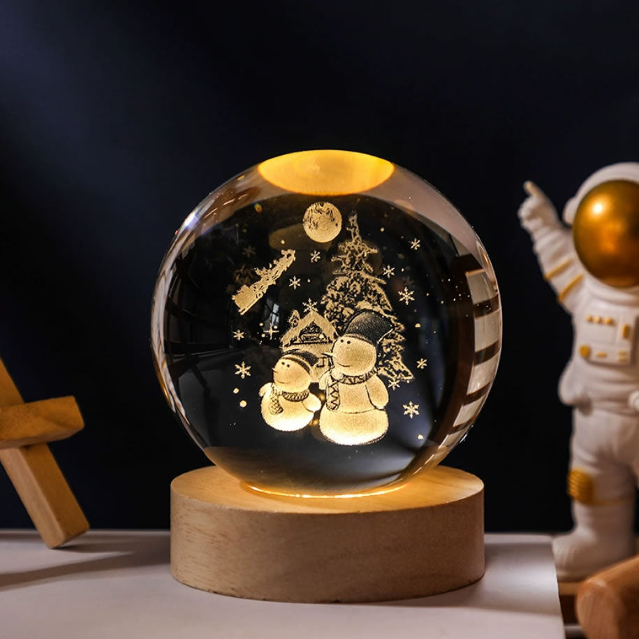 3D Crystal Ball Lamp