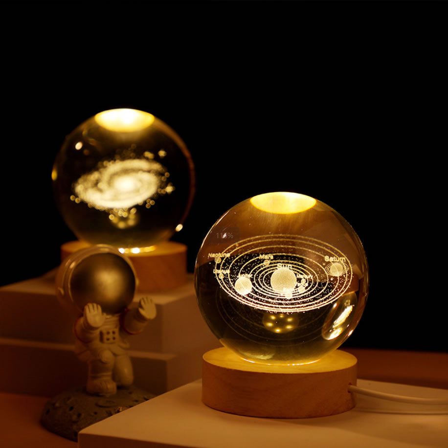 3D Crystal Ball Lamp