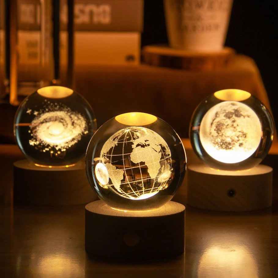 3D Crystal Ball Lamp
