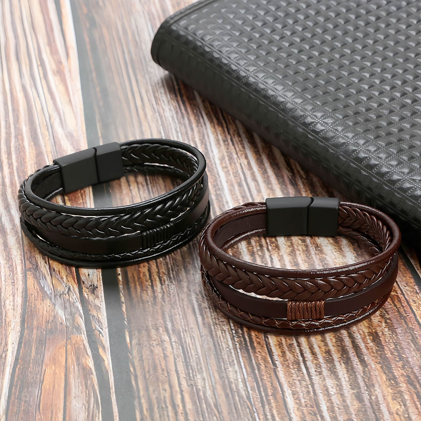 Men’s Multilayer Leather Bracelet