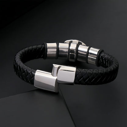 Tiger Eye Inlay Men's Bracelet