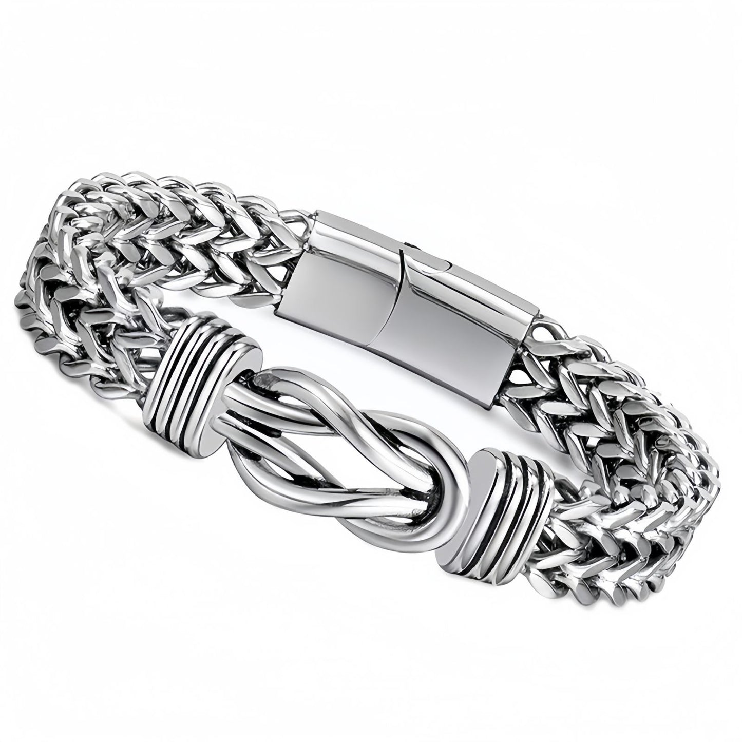 Byzantine Double Row Chain Bracelet