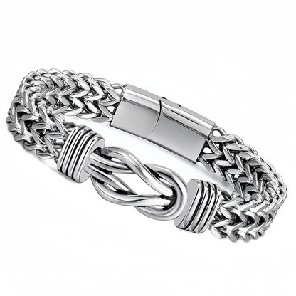 Byzantine Double Row Chain Bracelet