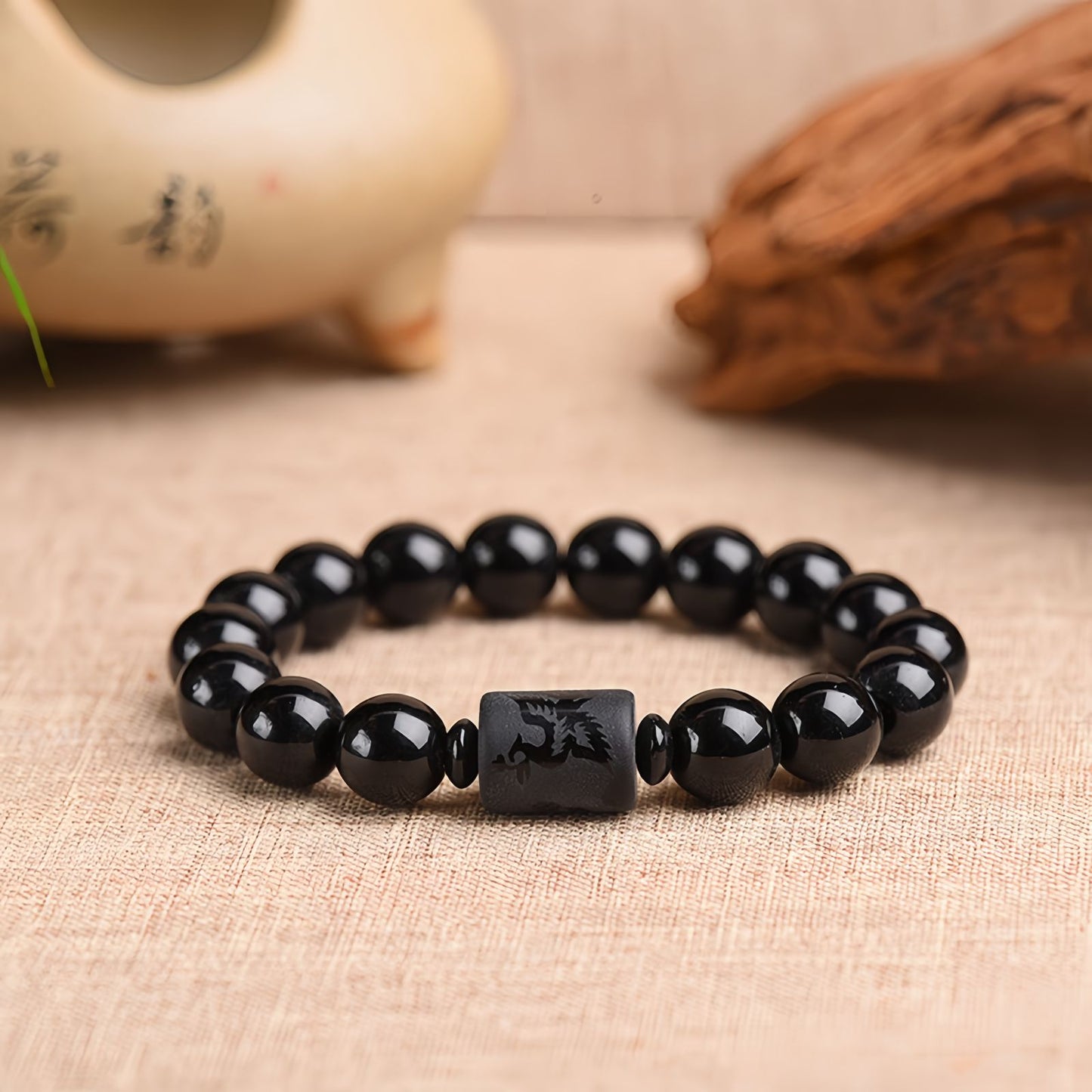 Soul Cleansing Black Obsidian Bracelet