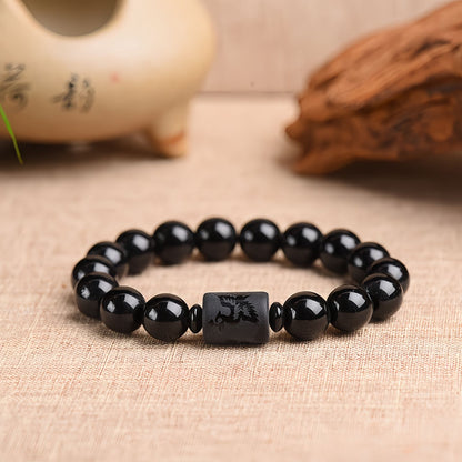 Soul Cleansing Black Obsidian Bracelet