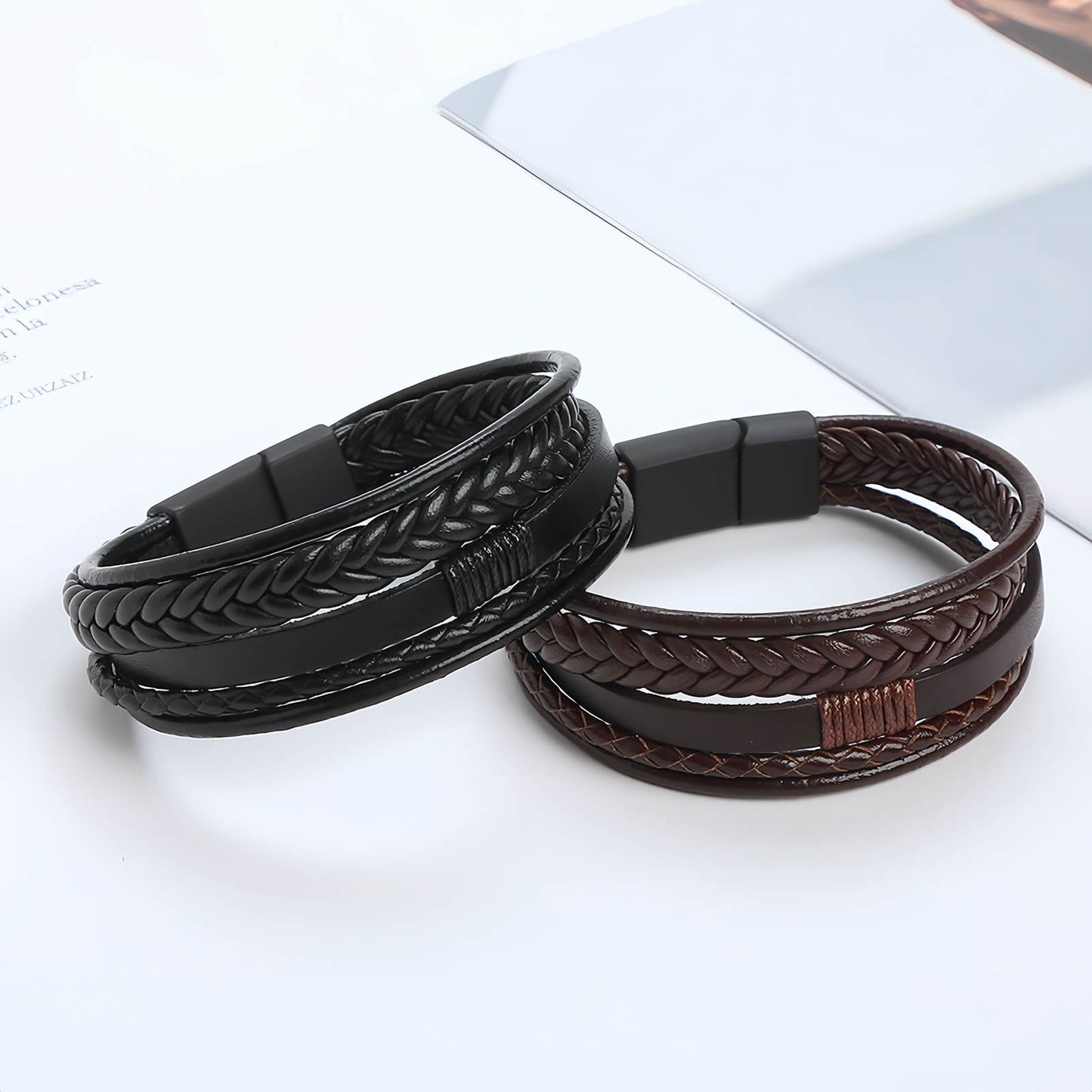 Men’s Multilayer Leather Bracelet