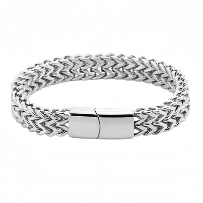 Mirror-Polished Titanium Steel Men's Bracelet