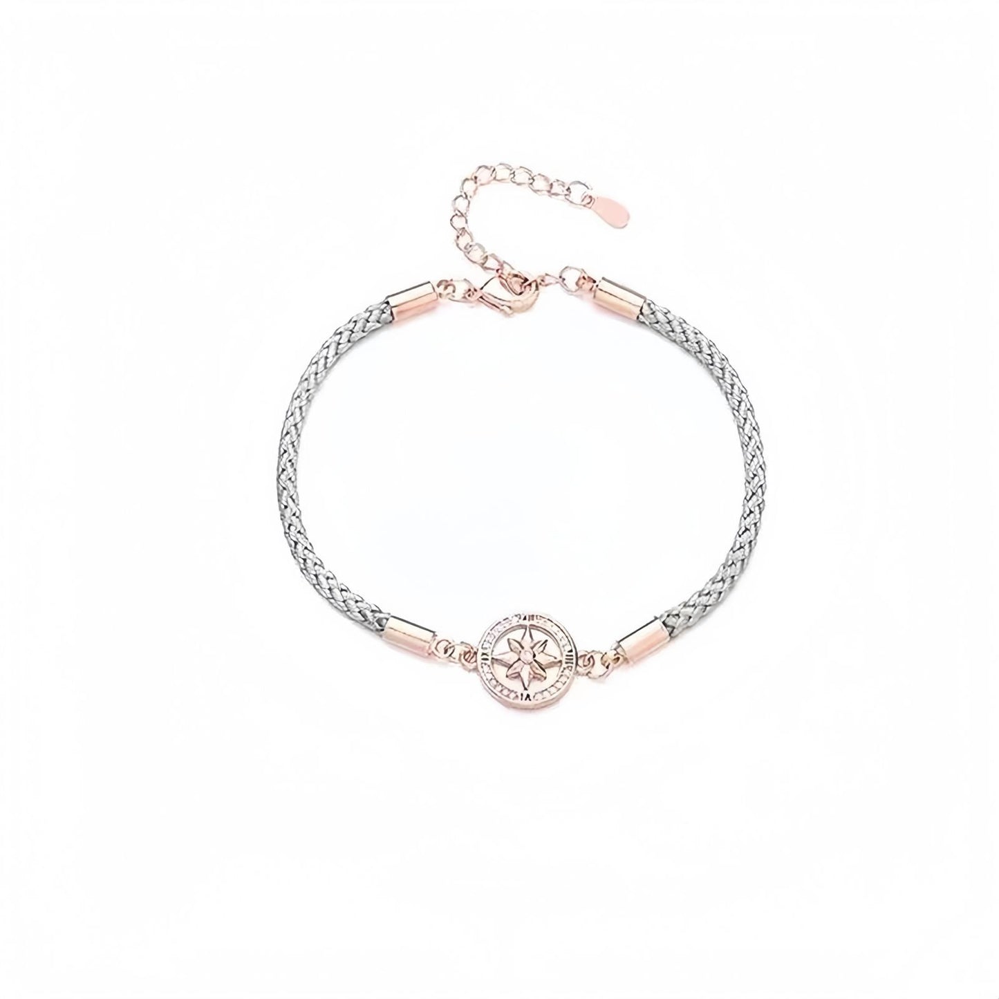 Eight-Point Star Compass Couple Bracelet