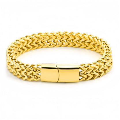 Mirror-Polished Titanium Steel Men's Bracelet