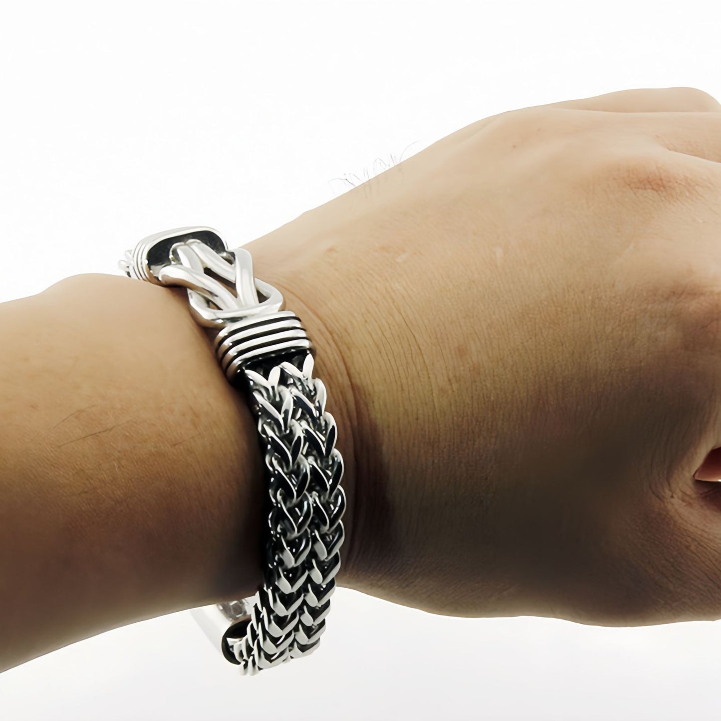 Byzantine Double Row Chain Bracelet