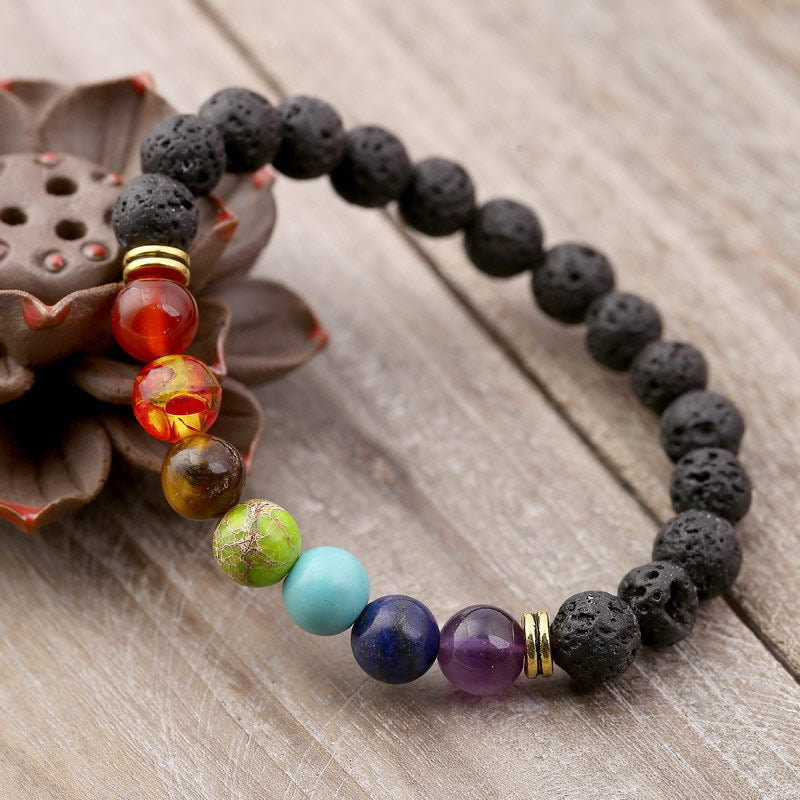 7 Chakra Stone Bracelet