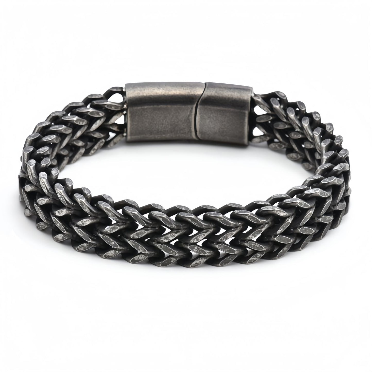 Mirror-Polished Titanium Steel Men's Bracelet