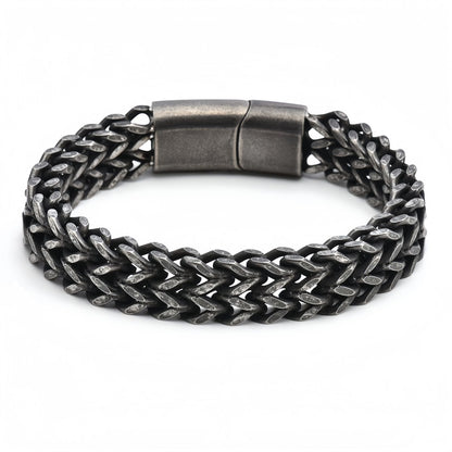 Mirror-Polished Titanium Steel Men's Bracelet