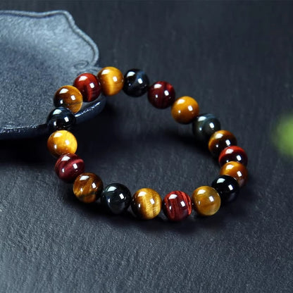 Multi-Color Tiger Eye Bracelet