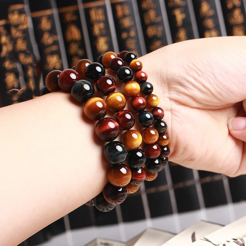 Multi-Color Tiger Eye Bracelet