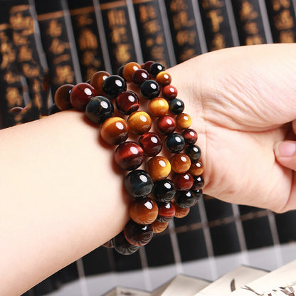 Multi-Color Tiger Eye Bracelet