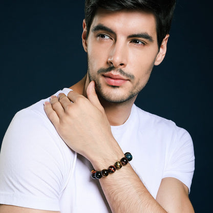 Multi-Color Tiger Eye Bracelet