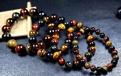 Multi-Color Tiger Eye Bracelet